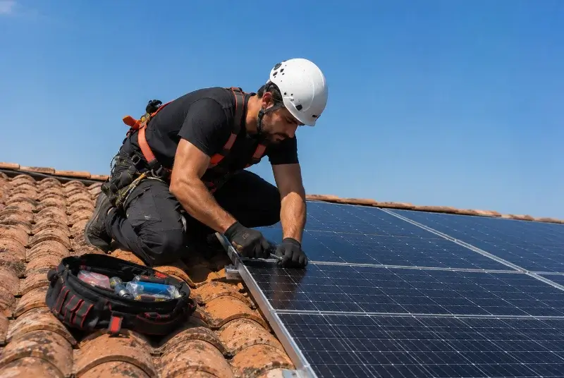 Maintenance et monitoring de panneaux solaires à Apprieu