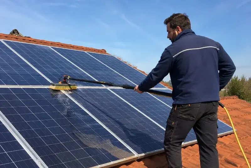 Nettoyage et entretien de panneaux solaires à Apprieu